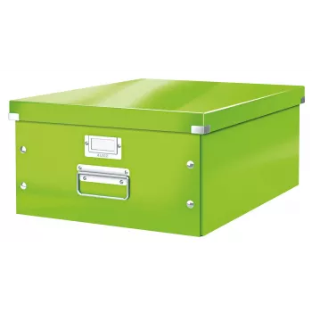 Leitz Click & Store WOW Lielā Uzglabāšanas Kaste, Zaļa, Kartons, 369 mm, 482 mm, 200 mm