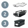 Leitz Click & Store WOW Lielā Uzglabāšanas Kaste, Zaļa, Kartons, 369 mm, 482 mm, 200 mm