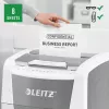 Leitz IQ Autofeed Office 300 automātiskais papīra smalcinātājs P5, mikrošķiedras griešana, 22 cm, 2 x 15 mm, 60 L, 700 loksnes, 55 dB