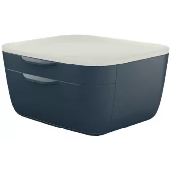 Leitz Cosy Drawer Cabinet 53570089, 2 atvilktnes, pelēks/gaiši pelēks, A4