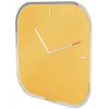 Leitz Cosy Silent stikla sienas pulkstenis, kvadrāts, dzeltens, 300 mm