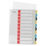 Leitz Cosy 1-10 drukājami dalītāji, PP, ciparu, portrets, A4 Maxi, 245x305 mm