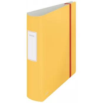 Leitz 180° Active Cosy Mape Arhīva Mape 80mm, A4, Polifoams, Dzeltena, 500 loksnes, 80 g/m², 8.2 cm