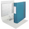 Leitz 180° Active Cosy sviras arhīva mape 80mm, A4, poliuretāna putas, zila, 500 lapas, 80 g/m², 8,2 cm