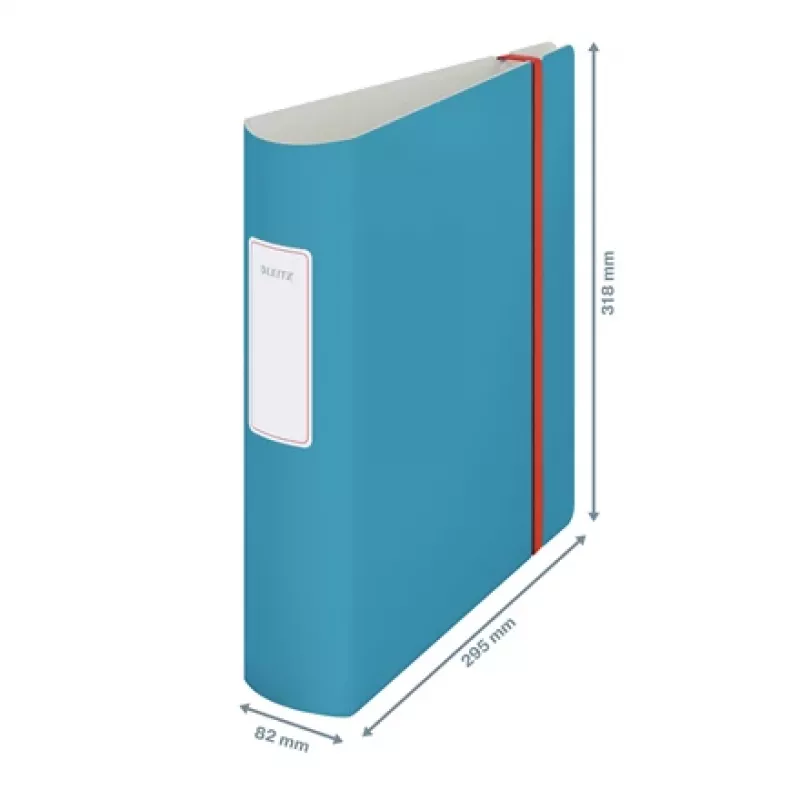 Leitz 180° Active Cosy sviras arhīva mape 80mm, A4, poliuretāna putas, zila, 500 lapas, 80 g/m², 8,2 cm
