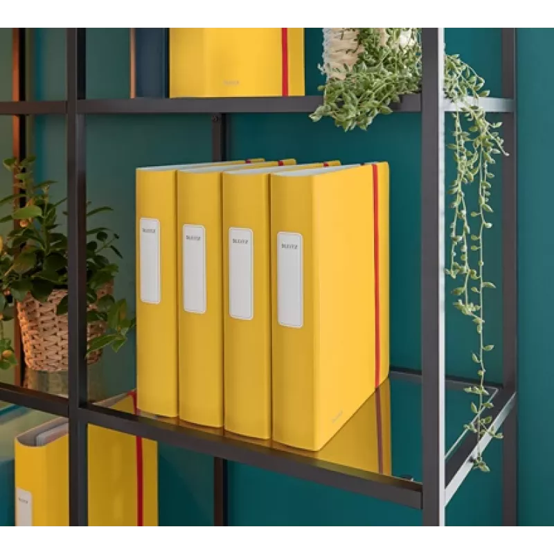 Leitz 180° Active Cosy Lever Arch File 60mm, A4, Polyfoam, Dzeltens, 350 loksnes, 80 g/m², 6.5 cm