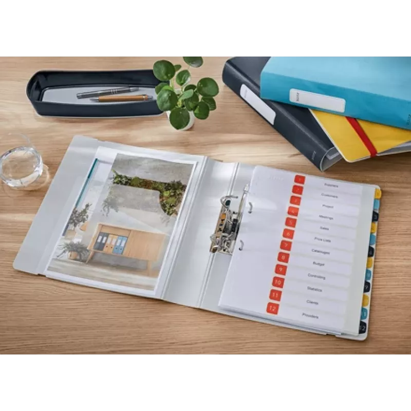 Leitz 180° Active Cosy Lever Arch File 60mm, A4, Polyfoam, Dzeltens, 350 loksnes, 80 g/m², 6.5 cm
