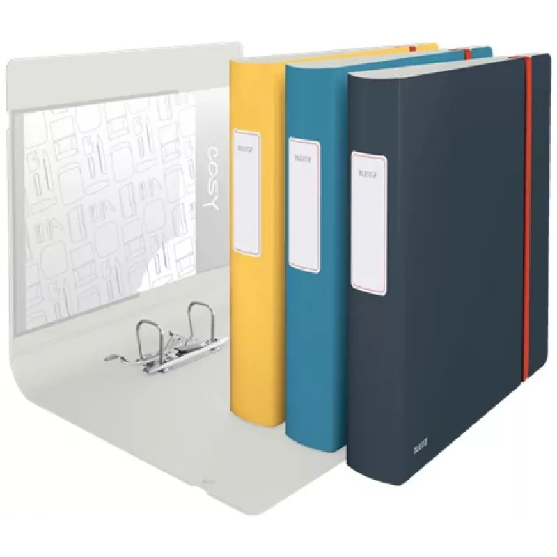 Leitz 180° Active Cosy Lever Arch File 60mm, A4, Polyfoam, Dzeltens, 350 loksnes, 80 g/m², 6.5 cm