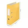 Leitz 180° Cosy Lever Arch File Soft Touch 80mm, A4, Kartons, Dzeltens, Teksturēta virsma, 600 lapas, 80 g/m²