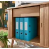 Leitz 180° Cosy Lever Arch File Soft Touch 80mm, A4, kartons, zils, teksturēta virsma, 600 lapas, 80 g/m²