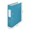 Leitz 180° Cosy Lever Arch File Soft Touch 80mm, A4, kartons, zils, teksturēta virsma, 600 lapas, 80 g/m²