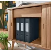 Leitz 180° Cosy mīkstā pieskāriena mape ar sviru, 80 mm, A4, kartons, melna, teksturēta virsma, 600 lapas, 80 g/m²