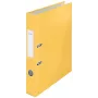 Leitz 180° Cosy Lever Arch File Soft Touch 50mm, A4, Kartons, Dzeltena, Teksturēta virsma, 350 lapas, 80 g/m²