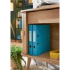 Leitz 180° Cosy Lever Arch File Soft Touch 50mm, A4, kartons, zils, teksturēta virsma, 350 lapas, 80 g/m²