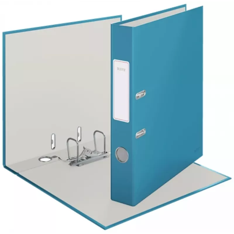 Leitz 180° Cosy Lever Arch File Soft Touch 50mm, A4, kartons, zils, teksturēta virsma, 350 lapas, 80 g/m²