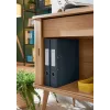 Leitz 180° Cosy Lever Arch File Soft Touch 50mm, A4, kartons, melns, teksturēta virsma, 350 lapas, 80 g/m²