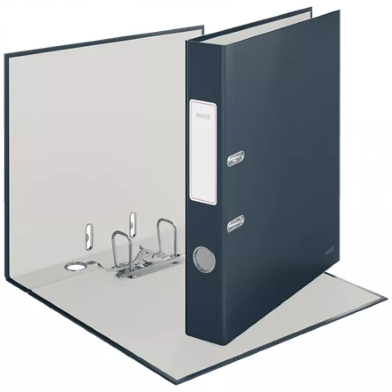 Leitz 180° Cosy Lever Arch File Soft Touch 50mm, A4, kartons, melns, teksturēta virsma, 350 lapas, 80 g/m²