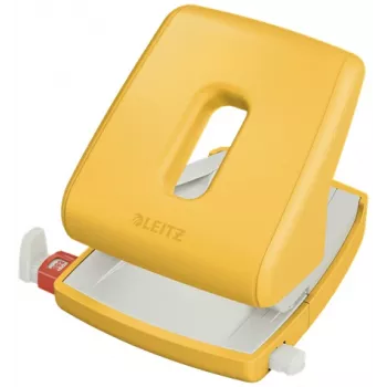 Leitz Cosy caurumotājs 2 caurumi, 30 loksnes, Dzeltens, Plastmasa, 8 cm, 5.5 mm, A4