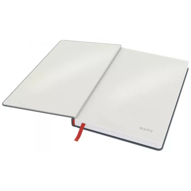 Leitz Cosy klade Soft Touch kvadrātos, cietie vāki, monohromatiska, melna, A5, 80 lapas, matēta, 100 g/m²