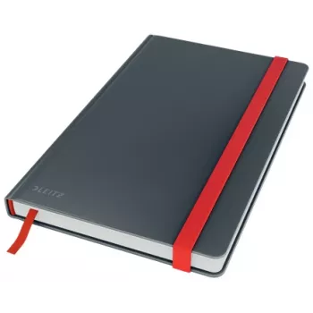 Leitz Cosy Notebook Soft Touch Līnijots ar Cieto Vāku, Melns, A5, 80 lapas, Matēts, 100 g/m²