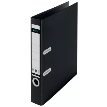 Leitz 180° Recycle Lever Arch File, A4, kartons, melns, 350 lapas, 80 g/m², 320 mm