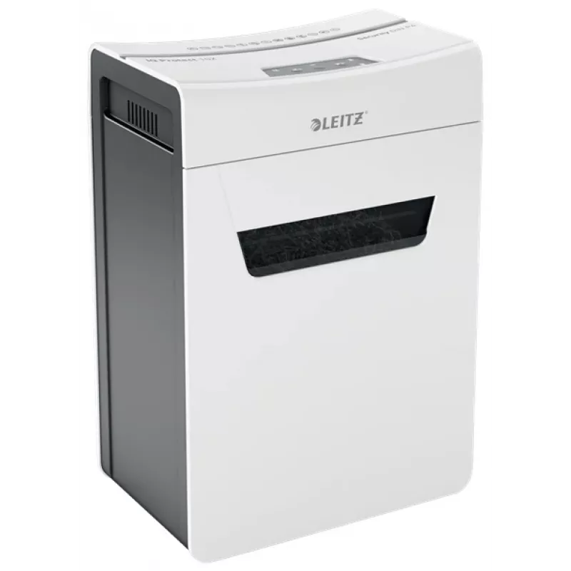 Leitz IQ Protect Premium Papīra Smalcinātājs 10X P4, 4 x 40 mm, 18 L, 150 loksnes, 55 dB, Touch, 10 loksnes