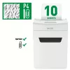 Leitz IQ Protect Premium Papīra Smalcinātājs 10X P4, 4 x 40 mm, 18 L, 150 loksnes, 55 dB, Touch, 10 loksnes