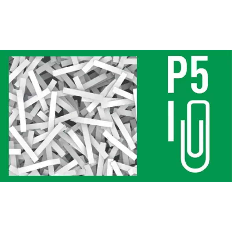 Leitz IQ Protect Premium Papīra smalcinātājs 3M P5, mikro-griezums, 2 x 15 mm, 10 L, 125 loksnes, 55 dB, pieskāriens