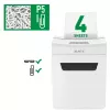 Papīra smalcinātājs Leitz IQ Protect Premium 4M P5, mikrošķiedru griešana, 2x15 mm, 14 L, 150 loksnes, 55 dB, skārienjutīgs