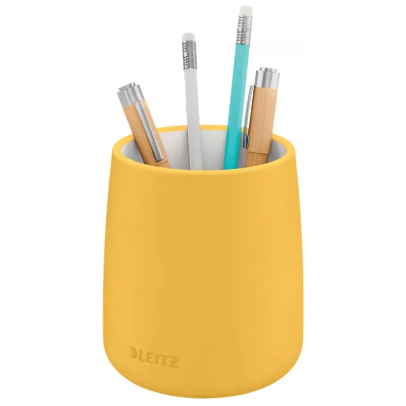 Leitz Cosy Pen Pot keramikas trauks zīmuļiem, dzeltens