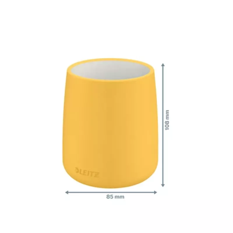 Leitz Cosy Pen Pot keramikas trauks zīmuļiem, dzeltens