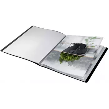 Leitz Recycle Display Book, Melns, Polipropilēns (PP), 40 kabatiņas, Portrets, A4, 231 mm