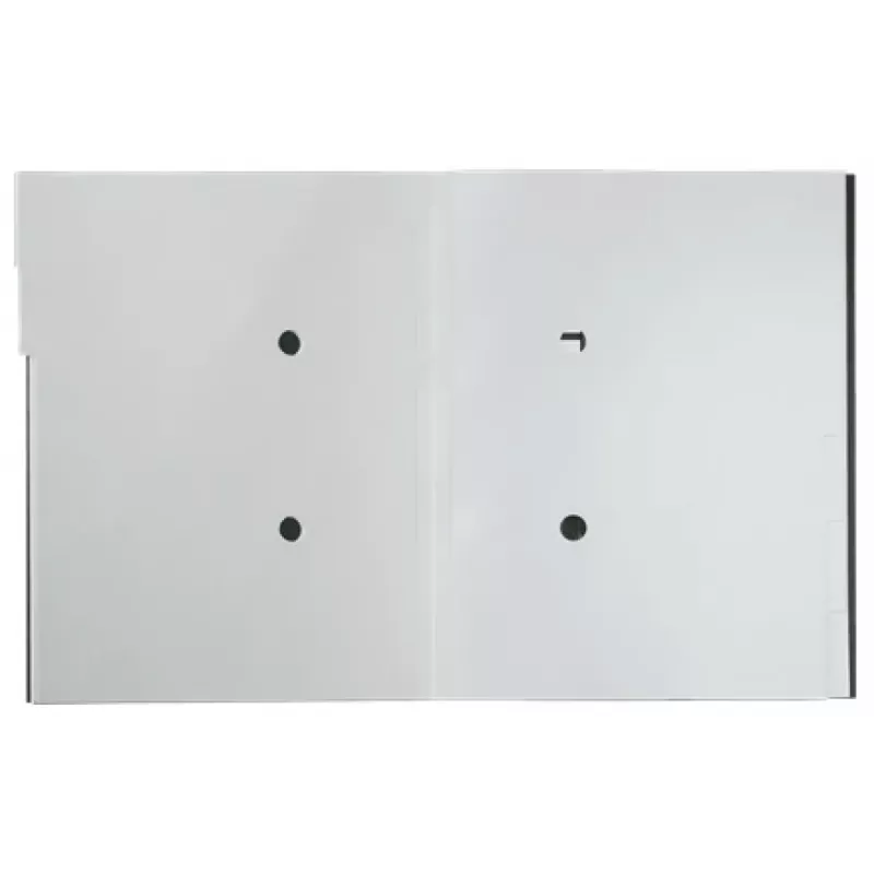 Leitz Recycle Card Divider Book, parakstu mape, A4, kartons, melna, matēta, elastīgā lente