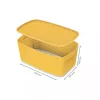 Leitz MyBox Cosy Small ar vāku, dzeltena, Uzglabāšanas kaste