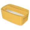 Leitz MyBox Cosy Small ar vāku, dzeltena, Uzglabāšanas kaste