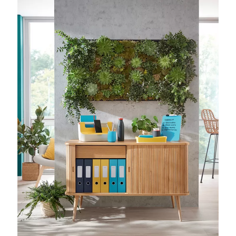 Leitz MyBox Cosy Small ar vāku, dzeltena, Uzglabāšanas kaste