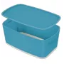 Leitz MyBox Cosy Small ar vāku – Uzglabāšanas kaste, Zila, 5L