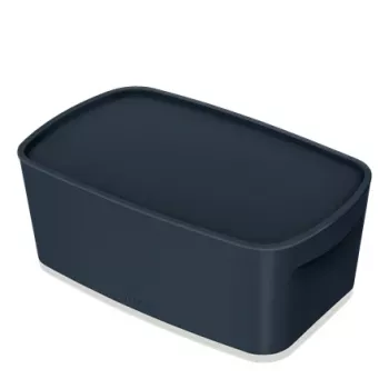Leitz MyBox Cosy Small ar vāku, Uzglabāšanas kaste, Pelēka, Taisnstūra, Plastmasa