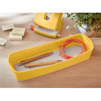 Leitz MyBox Cosy Organiser Tray Long – dzeltena uzglabāšanas kaste