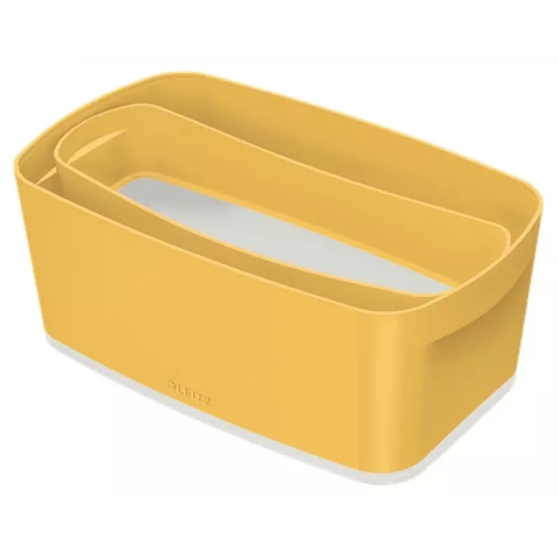 Leitz MyBox Cosy Organiser Tray Long – dzeltena uzglabāšanas kaste