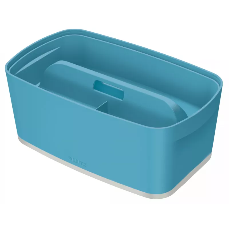 Leitz MyBox Cosy organizatora paplāte ar rokturi, maza, zila, plastmasa