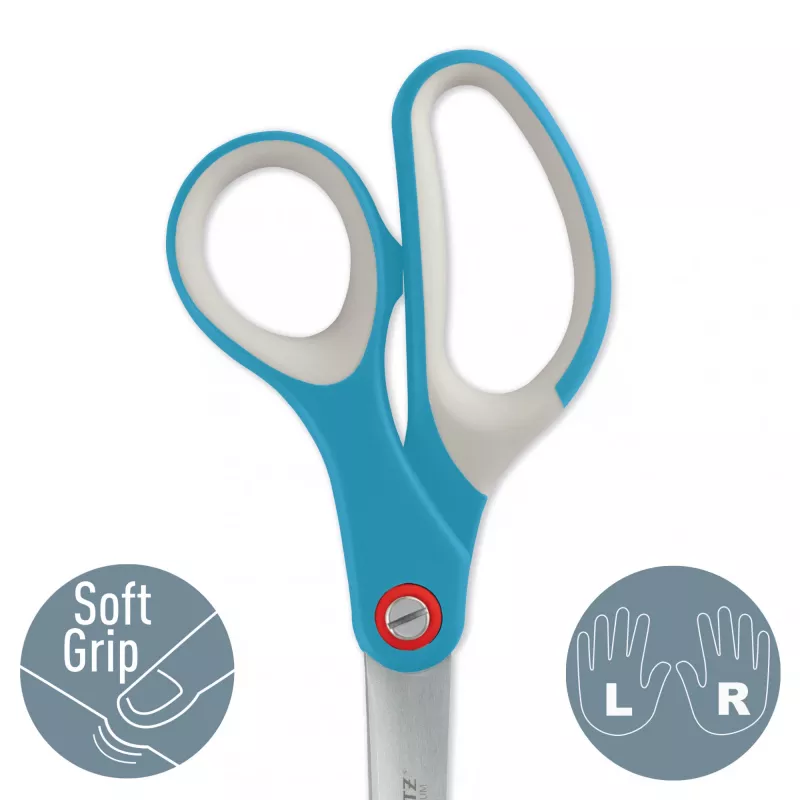 Leitz Cosy Titanium biroja šķēres 205 mm, zilas