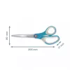 Leitz Cosy Titanium biroja šķēres 205 mm, zilas