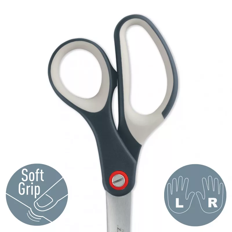 Leitz Cosy Titanium biroja šķēres 205 mm, pelēkas
