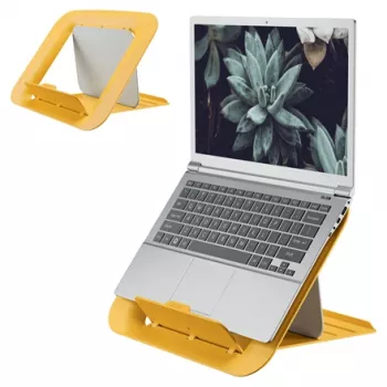Leitz Ergo Cosy regulējams klēpjdatora statīvs, 80% pārstrādāta plastmasa