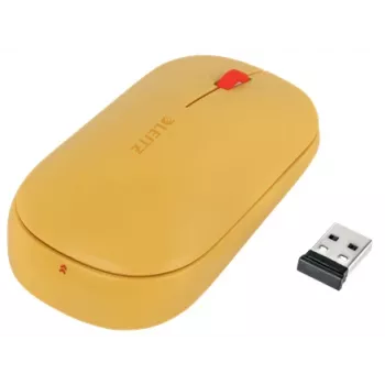 Leitz Cosy bezvadu pele, abpusēja, RF + Bluetooth, 4000 DPI, oranža