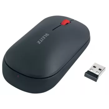Leitz Cosy bezvadu pele, abpusēja, RF bezvadu + Bluetooth, 4000 DPI, pelēka
