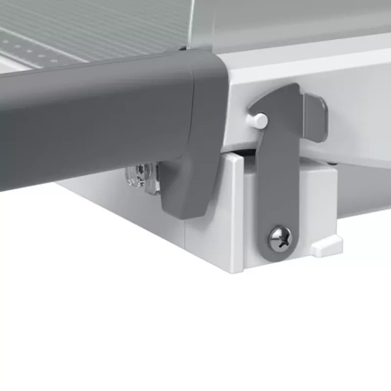 Leitz Precision Home Papīra Grieznis A4, 8 loksnes, A4, 80 g/m², Pelēks, Gumijots, 298 mm