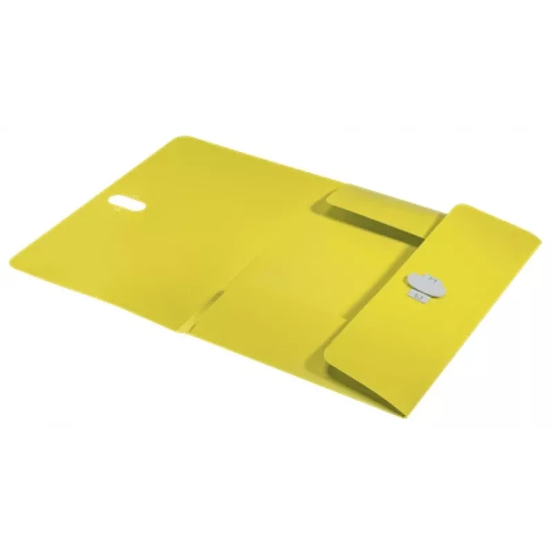 Leitz Recycle 3-Atloku Mape, Aploksnes mape, A4, Polipropilēns (PP), Dzeltena, Ainavas formāts, 150 lapām