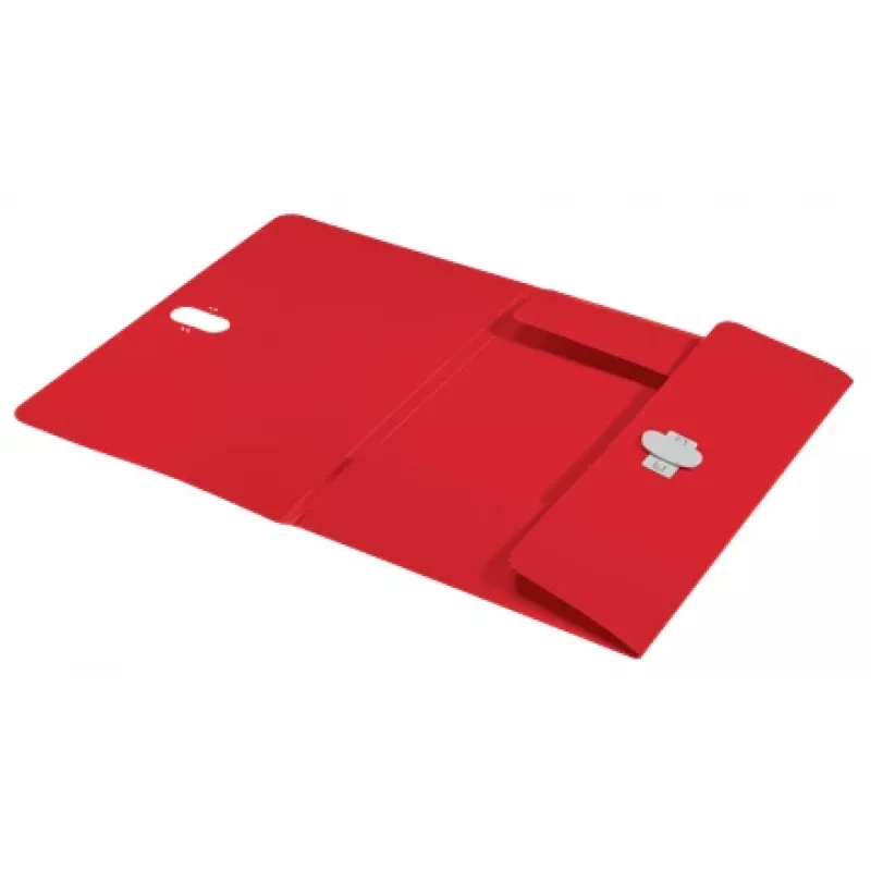 Leitz Recycle 3-Atloku Mape, Aploksnes mape, A4, Polipropilēns (PP), Sarkana, Ainavas formāts, 150 lapām